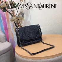 YSL新款原版皮  498894-05 NIKI系列郵差包