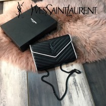 YSL新款原版皮377828  拼色 采用頂級牛皮魚子醬-02