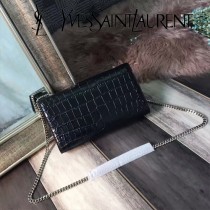 YSL新款原版皮354021鱷魚進口皮紋