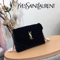 YSL新款原版皮  392277 最新款天鵝絨斜背包