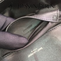 YSL新款原版皮  392737-4  圓柳釘郵差包