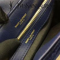 YSL新款原版皮  392277-3 最新款天鵝絨斜背包