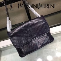 YSL新款原版皮  498830-02 NIKI系列郵差包