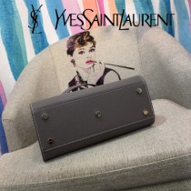 YSL新款原版皮398710-2 配白線 新款風琴包