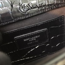 YSL新款原版皮354120流蘇鱷魚進口皮紋