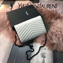YSL新款原版皮377828  拼色 采用頂級牛皮魚子醬-01