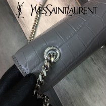 YSL新款原版皮377829-2流蘇 鱷魚進口皮紋