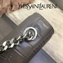 YSL新款原版皮354120流蘇鱷魚進口皮紋-02