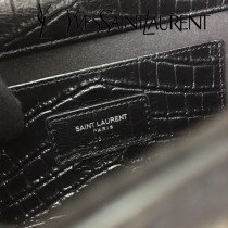 YSL新款原版皮377829-1流蘇 鱷魚進口皮紋