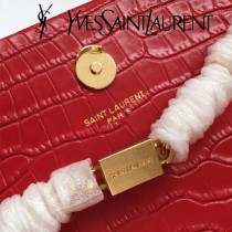 YSL新款原版皮354119小鱷 流蘇仿斜背包