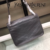 YSL新款原版皮  498894-08 NIKI系列郵差包