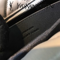 YSL新款原版皮492737 經典柔和造型頂部拉鏈保齡球包