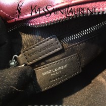 YSL新款原版皮492737-02 經典柔和造型頂部拉鏈保齡球包