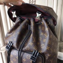 LV-40005  路易威登新款ZACK系列原版皮黑格雙肩背囊