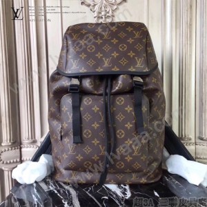 LV-40005  路易威登新款ZACK系列原版皮黑格雙肩背囊