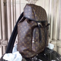 LV-40005  路易威登新款ZACK系列原版皮黑格雙肩背囊