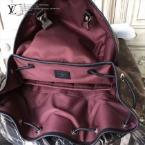 LV-40005  路易威登新款ZACK系列原版皮黑格雙肩背囊