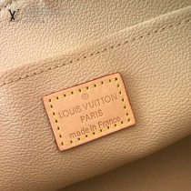 LV-N23346  路易威登新款白格中號原版皮手包化妝包