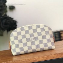 LV-N60024  路易威登新款白格原版皮小號手包化妝包