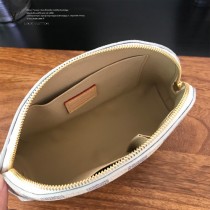 LV-N23346  路易威登新款白格中號原版皮手包化妝包