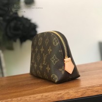 M47515-1 新款 小號老花原版皮手包化妝包