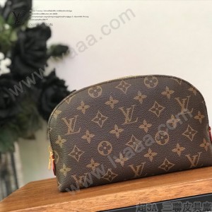 M47353 新款 中號老花原版皮手包化妝包