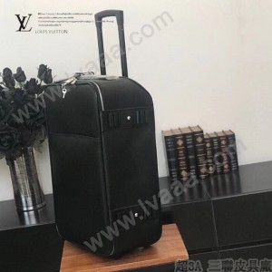 M23250-4  水波紋黑色 經典款 限量版原單拉桿箱