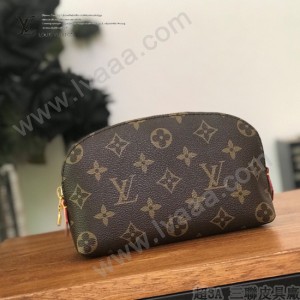 M47515-1 新款 小號老花原版皮手包化妝包
