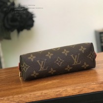 M47515-1 新款 小號老花原版皮手包化妝包