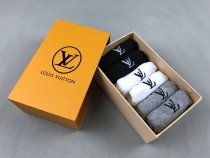 LV襪子-04  路易威登supreme合作款隱形襪