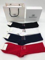 BALENCIAGA（巴黎世家）官網同款男女純棉襪-01