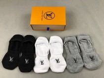 LV襪子-04  路易威登supreme合作款隱形襪