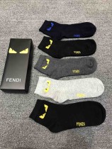 FENDI（芬迪）經典小怪中筒襪