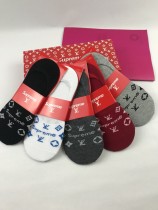 LV襪子-03  路易威登supreme合作款隱形襪