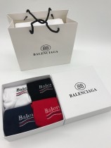 BALENCIAGA（巴黎世家）官網同款男女純棉襪-01