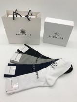 BALENCIAGA（巴黎世家）官網同款男女純棉襪