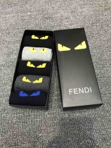 FENDI（芬迪）經典小怪中筒襪