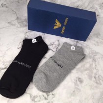 Armani襪子-02  阿瑪尼2018新款春秋款短款男子棉襪