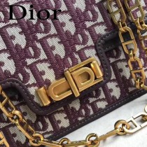 Dior-015-01   迪奧新款原版皮老花系列帆布斜挎包