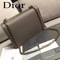 Dior-014-07   迪奧新款原版皮荔枝紋鏈條包