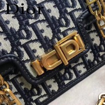 Dior-015   迪奧新款原版皮老花系列帆布斜挎包
