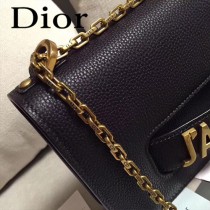 Dior-014-04   迪奧新款原版皮荔枝紋鏈條包