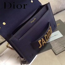Dior-014-02   迪奧新款原版皮荔枝紋鏈條包