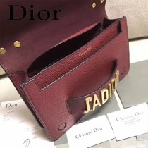 Dior-014-06   迪奧新款原版皮荔枝紋鏈條包
