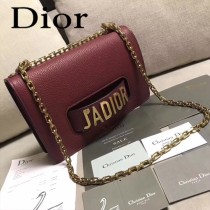 Dior-014-06   迪奧新款原版皮荔枝紋鏈條包