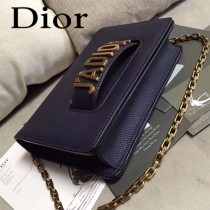 Dior-014-02   迪奧新款原版皮荔枝紋鏈條包
