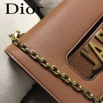 Dior-014-05   迪奧新款原版皮荔枝紋鏈條包