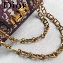 Dior-015-01   迪奧新款原版皮老花系列帆布斜挎包