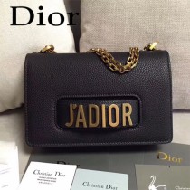Dior-014-04   迪奧新款原版皮荔枝紋鏈條包