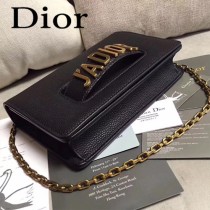 Dior-014-04   迪奧新款原版皮荔枝紋鏈條包